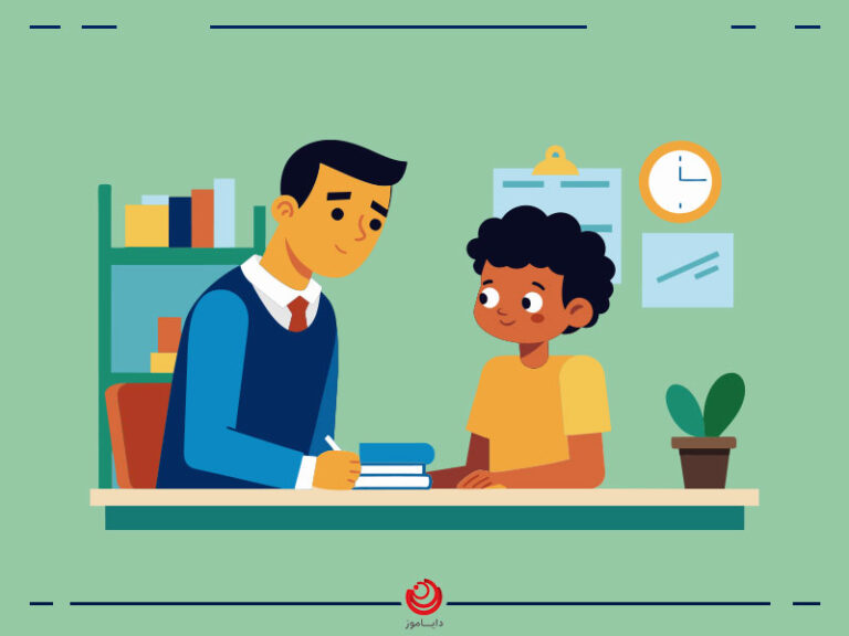وکتور مشاوره_مدرسه_در_بهبود_عملکرد_تحصیلی_دانش_آموزان