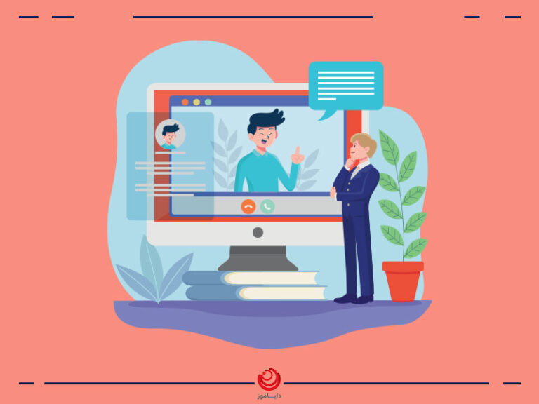 وکتور _برگذاری_کلاس_مجازی مخصوصو_معلمان