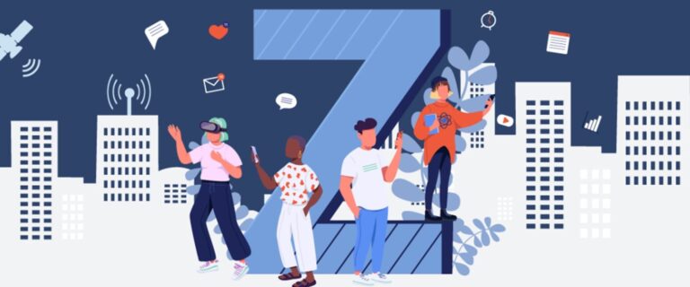 وکتور دانش آموزان نسل Z